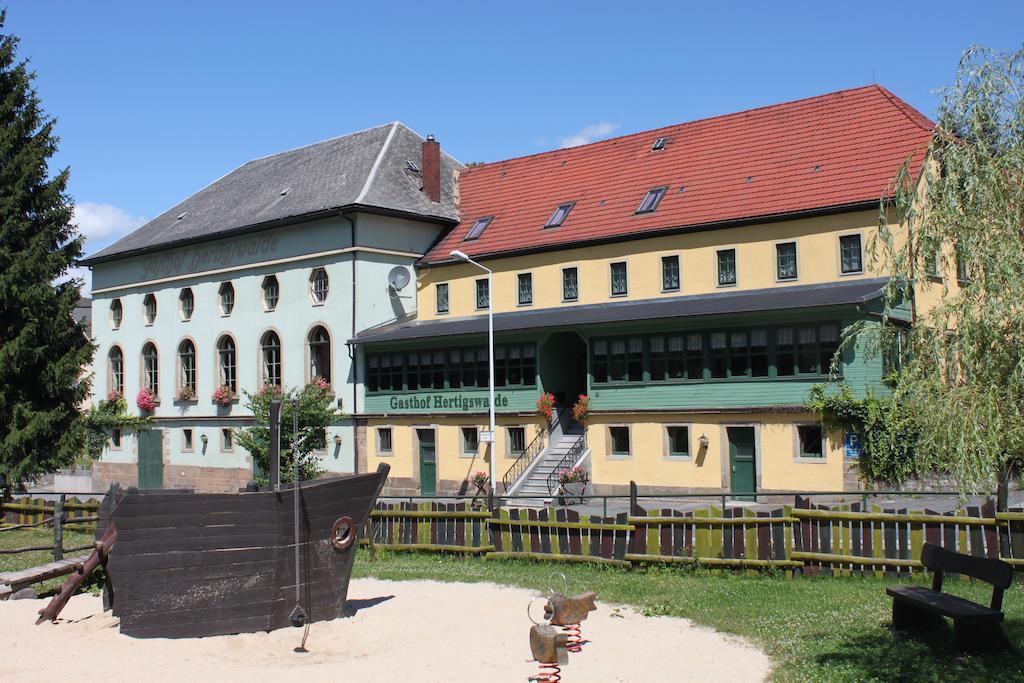 Gasthof Hertigswalde Sebnitz Exterior foto